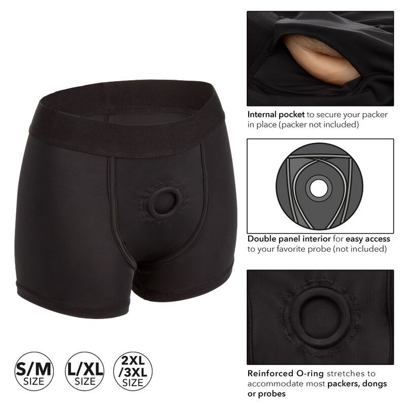 Harnais Intime Boundless Boxer Brief S/M - CalExotics