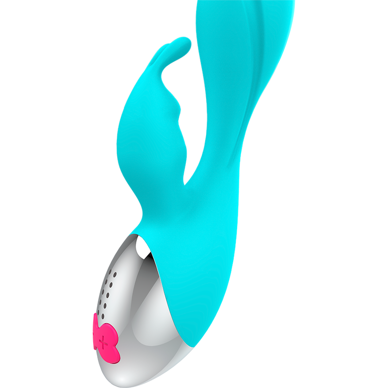 Vibromasseur Rabbit Miki 7 Vibrations Bleu - Happy Loky