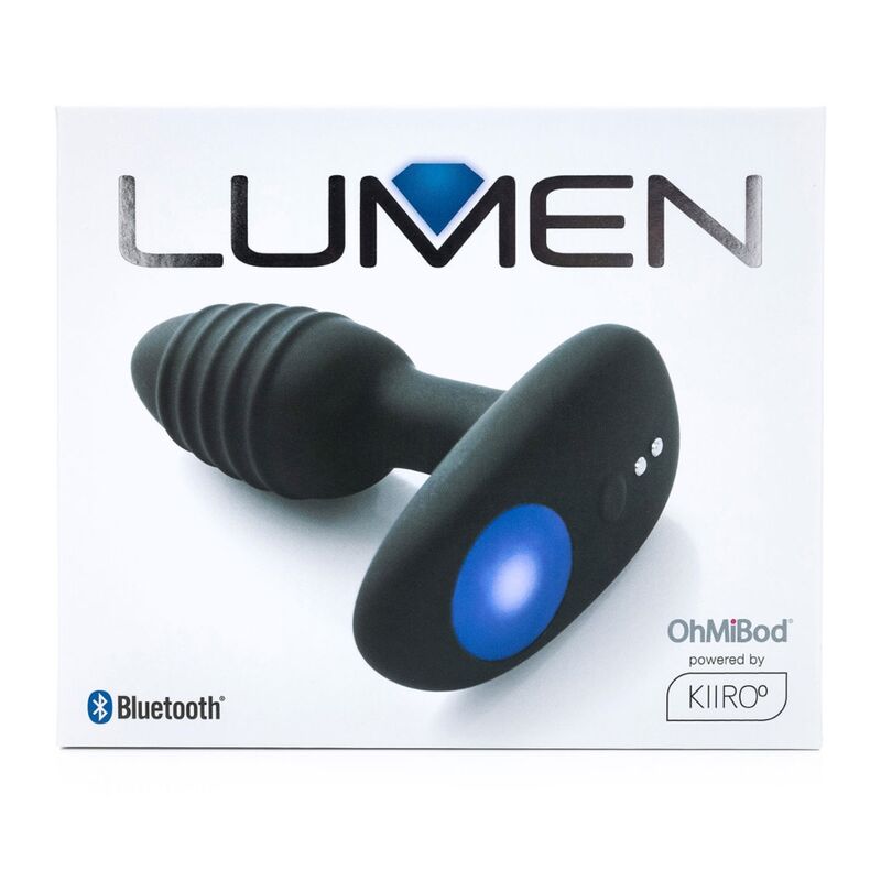 Plug Anal Vibrant Connecté Lumen Noir - OhMiBod