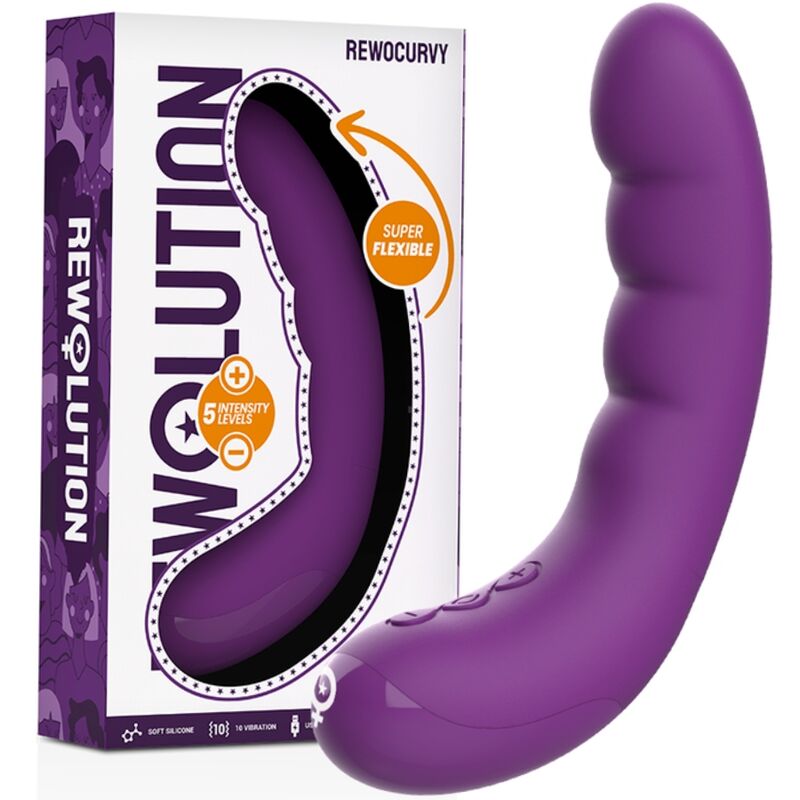 Vibromasseur flexible rechargeable Rewocurvy - Rewolution - REWOLUTION