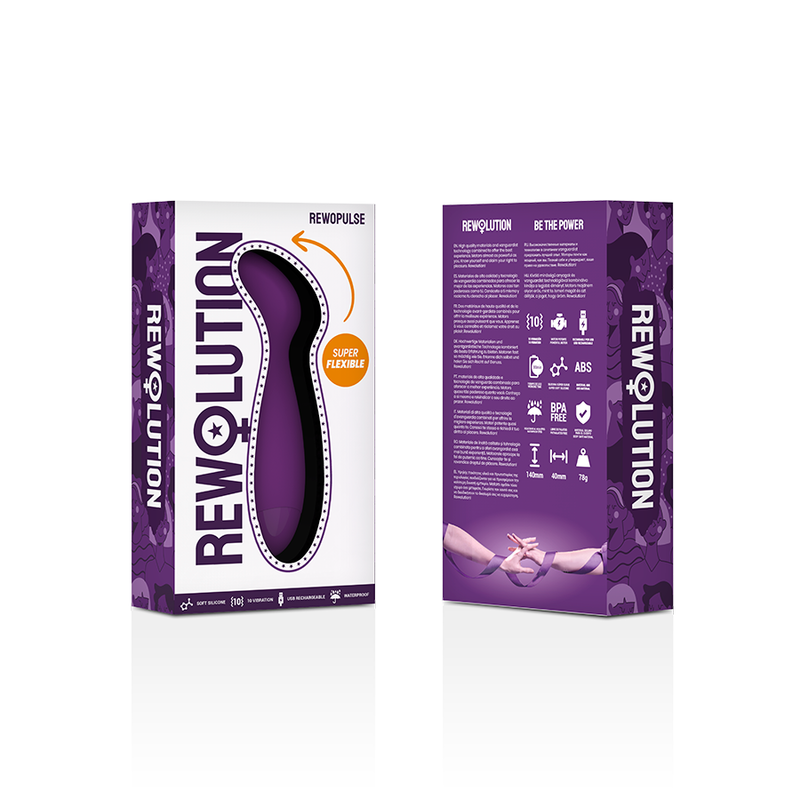 Vibromasseur point G flexible Rewopulse lilas - Rewolution - REWOLUTION