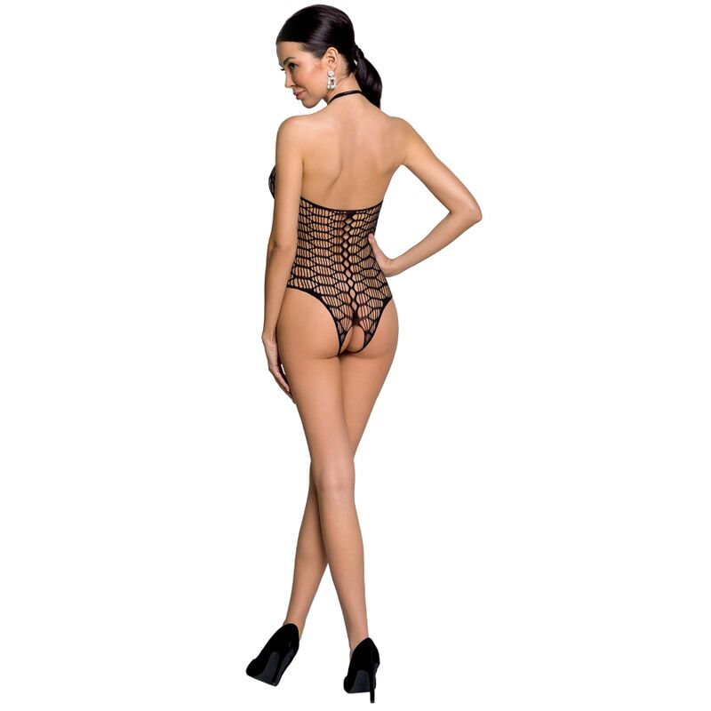 Bodystocking Résille BS087 Noir Taille Unique - Passion