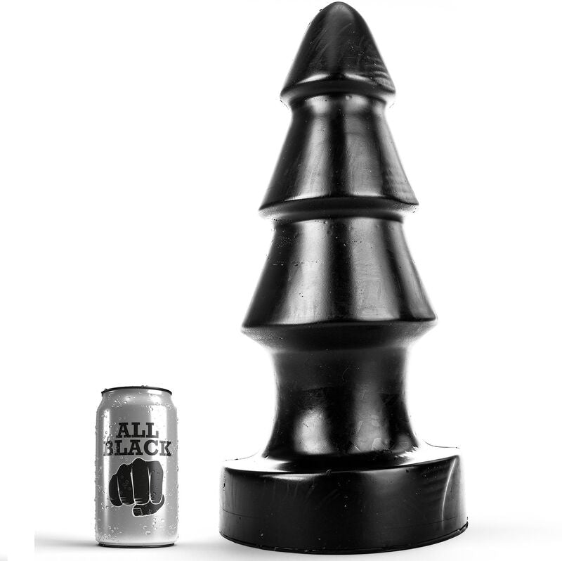 All Black - Gode XXL en forme de sapin Noël - 40 cm
