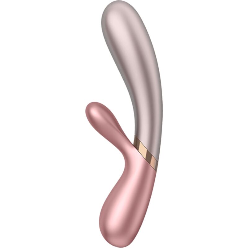 Vibromasseur Rabbit Chauffant Hot Lover Rose - Satisfyer
