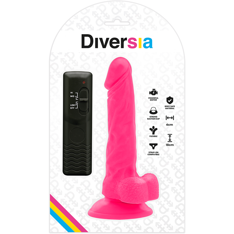 Gode Vibrant Diversia Flexible Rose 18cm - Diversia