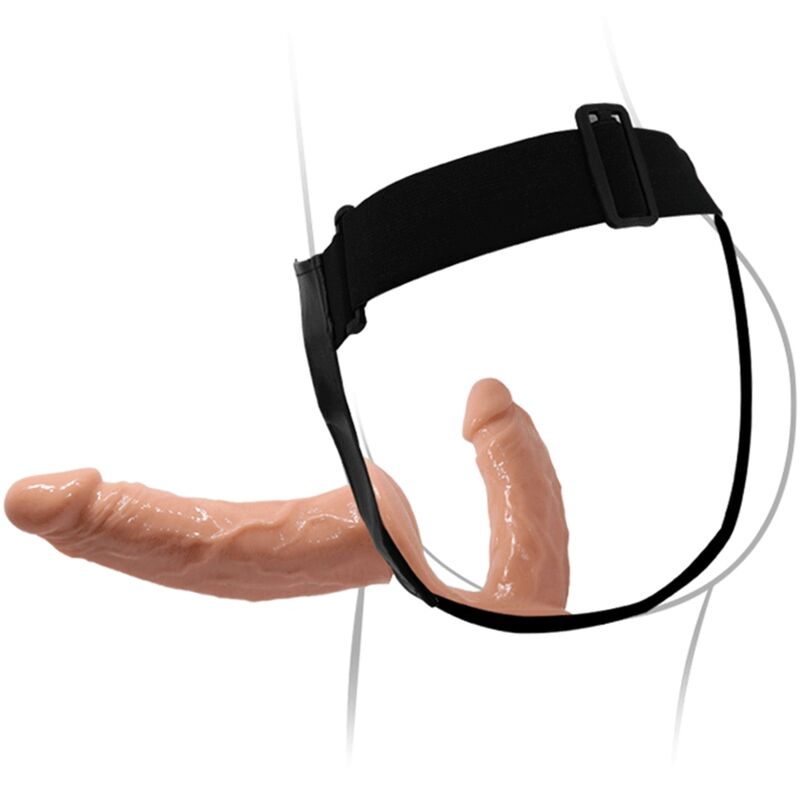 Baile - Double Gode Ceinture avec Harnais