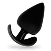Plug Anal Ergonomique Noir 8,5 cm - Addicted Toys