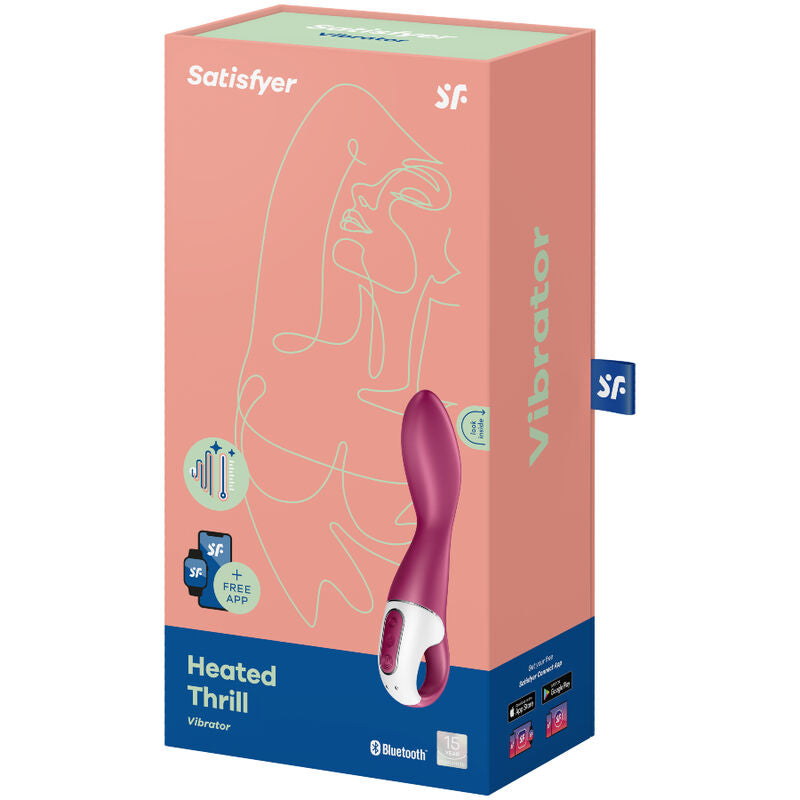 Vibromasseur Point G Chauffant Heated Thrill Rose - Satisfyer
