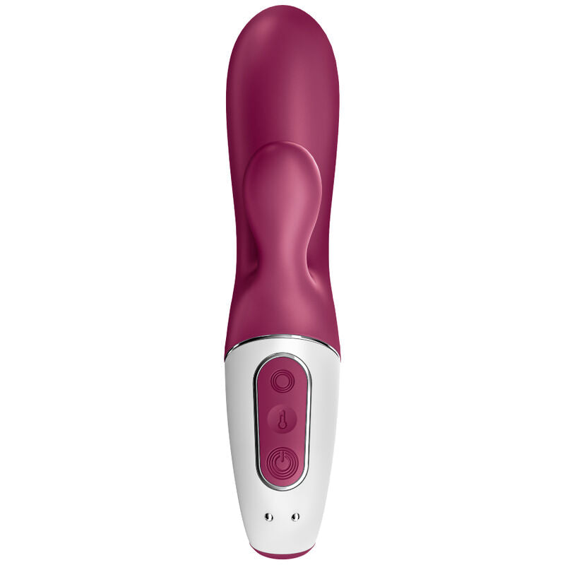 Vibromasseur Rabbit Chauffant Hot Bunny Rose - Satisfyer