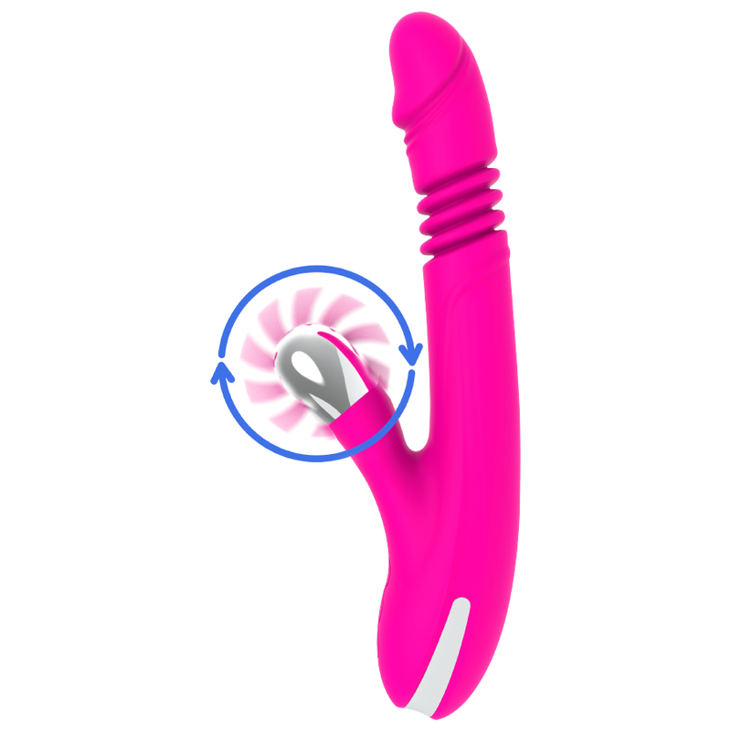 Vibromasseur Rabbit Diversia Bunny Haut & Bas 24cm - Diversia