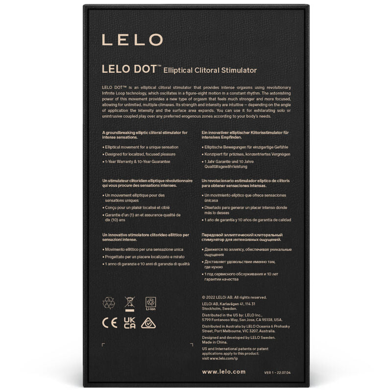 LELO - Stimulateur Clitoridien Ciblé Dot - Turquoise