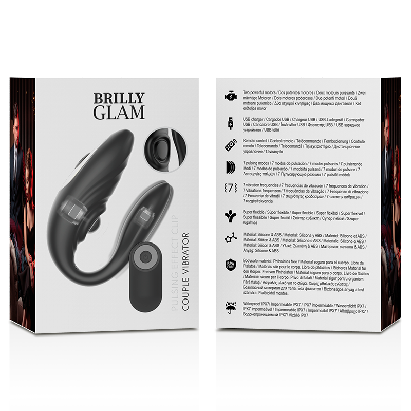 Vibrateur Couple Brilly Glam Télécommandé - Brilly Glam
