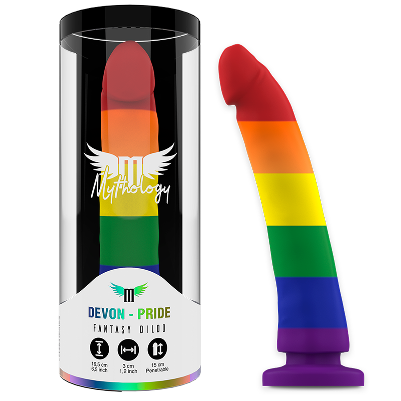 Gode fantaisie Devon Pride M multicolore - Mythology - MYTHOLOGY FANTASY DILDO