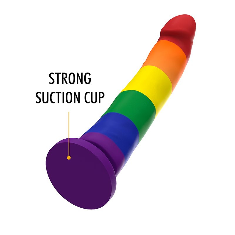Farbenfroher Fantasy-Dildo Devon Pride M - Mythology