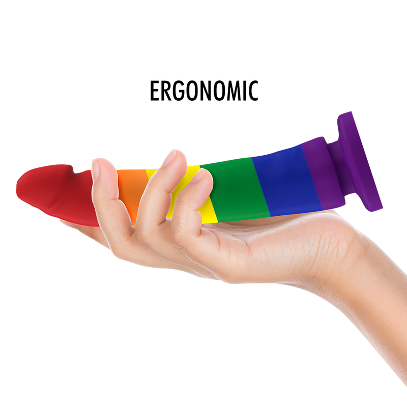 Farbenfroher Fantasy-Dildo Devon Pride M - Mythology