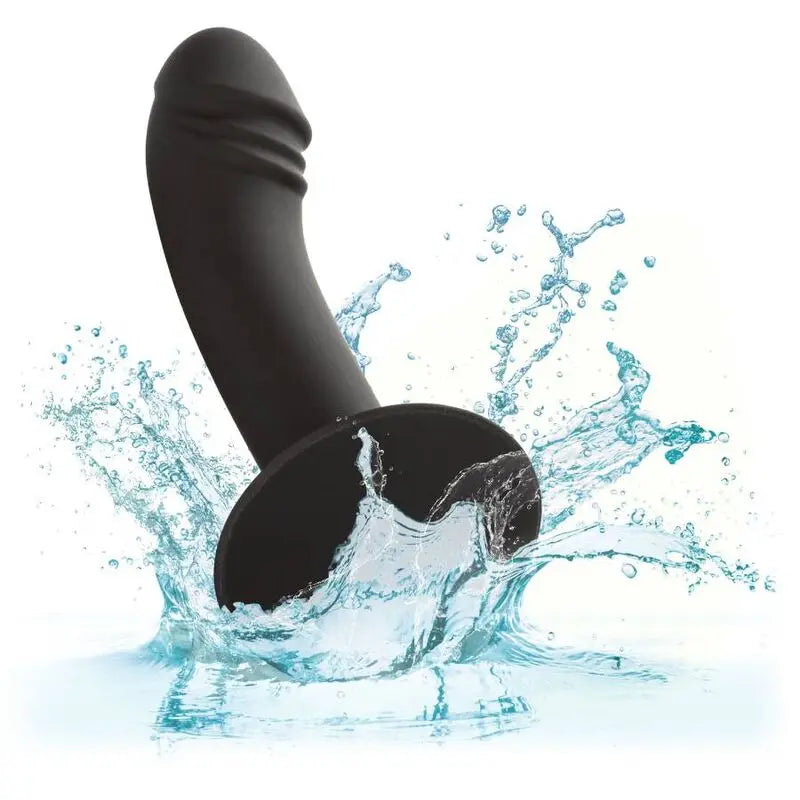 Plug Anal Courbé Stud Silicone avec Ventouse - CalExotics