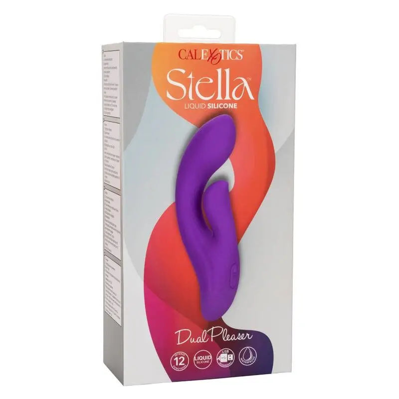 Vibromasseur Double Stimulation Stella Dual Pleaser Violet - CalExotics
