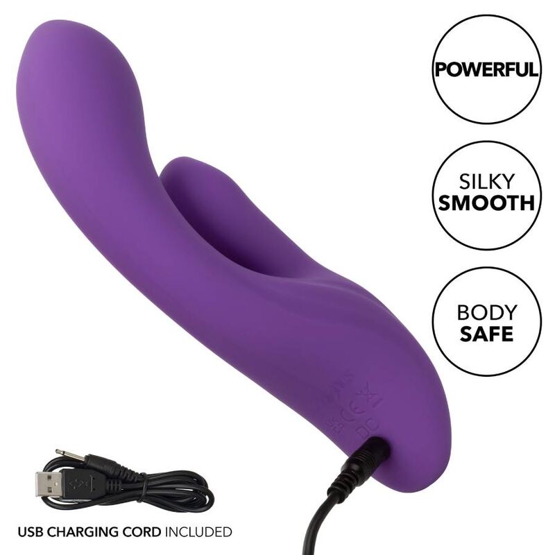 Vibromasseur Double Stimulation Stella Dual Pleaser Violet - CalExotics