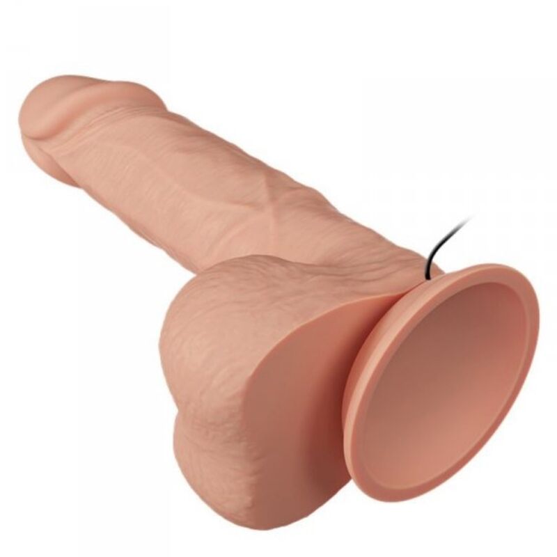 Baile - Gode XL Réaliste Vibrant avec ventouse Chair - 21,8 cm