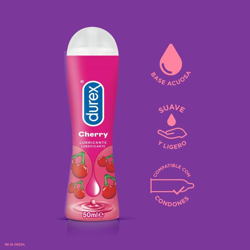 Lubrifiant Aromatisé Durex Play Cheeky Cherry Cerise - Durex
