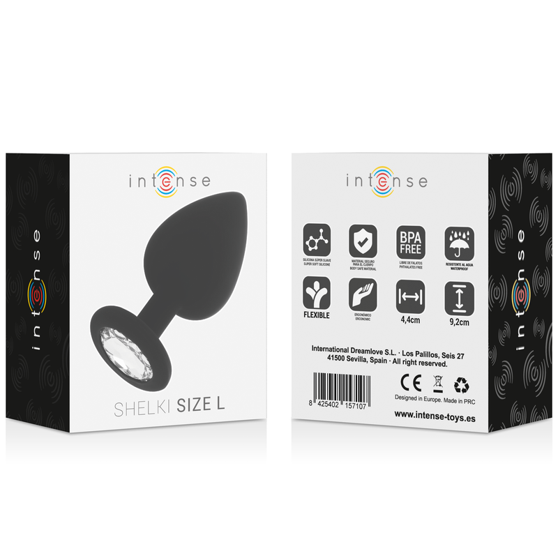 Plug Anal Shelki L Noir - Intense