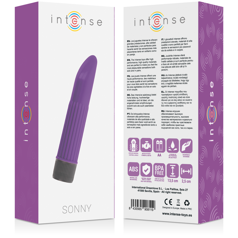 Vibromasseur Compact Sonny Violet - Intense