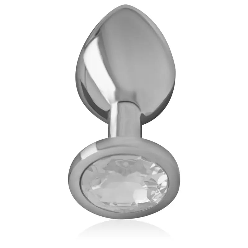 Plug Anal Métal Cristal Diamond Jewel Argent L - Intense