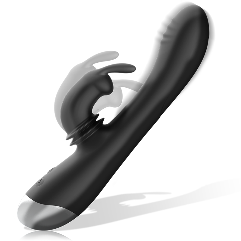 Stimulateur Rabbit Adam Rechargeable Noir - Black&Silver