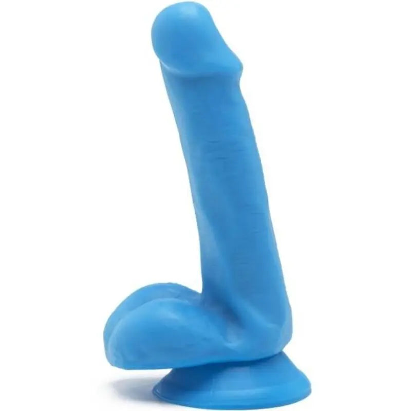 Gode Ventouse Réaliste Happy Dicks Bleu 12 cm - Get Real