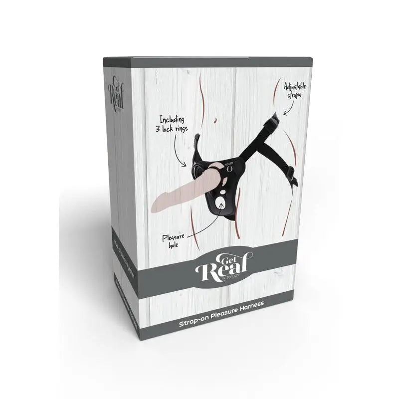 Harnais Strap-On Universel Noir Réglable - Get Real