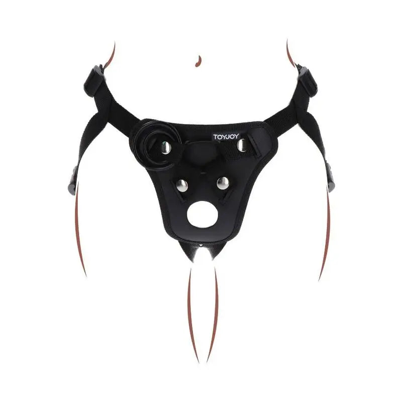 Harnais Strap-On Universel Noir Réglable - Get Real