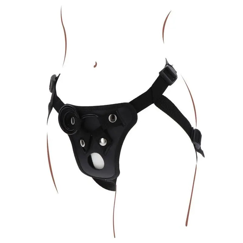 Harnais Strap-On Universel Noir Réglable - Get Real