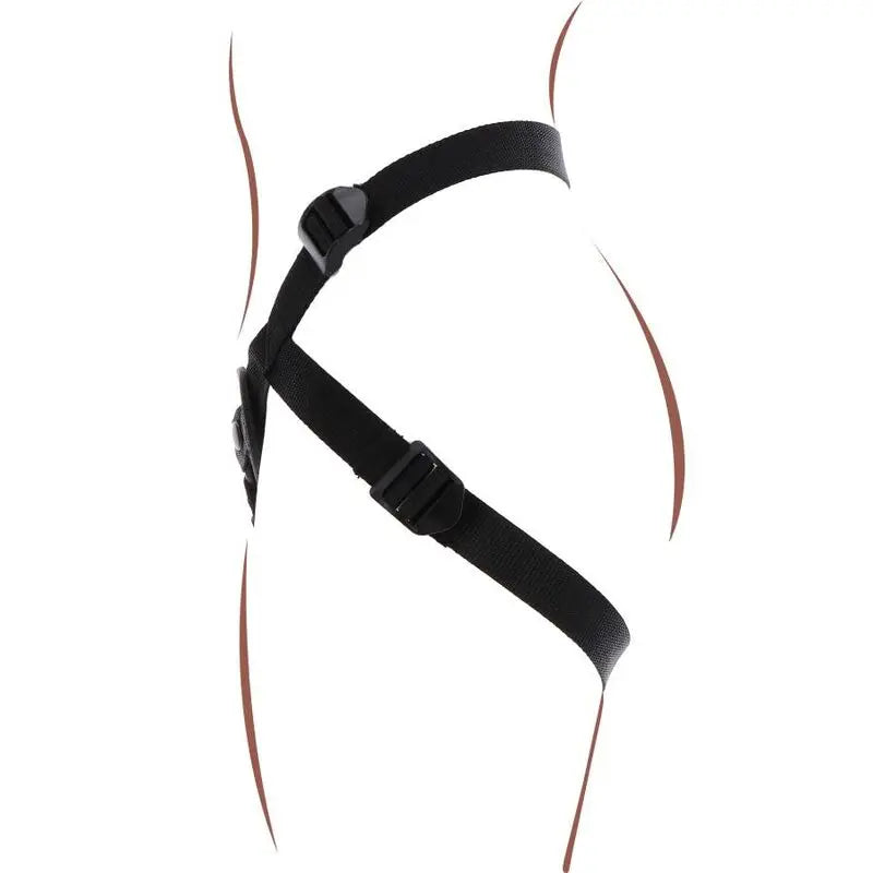Harnais Strap-On Universel Noir Réglable - Get Real