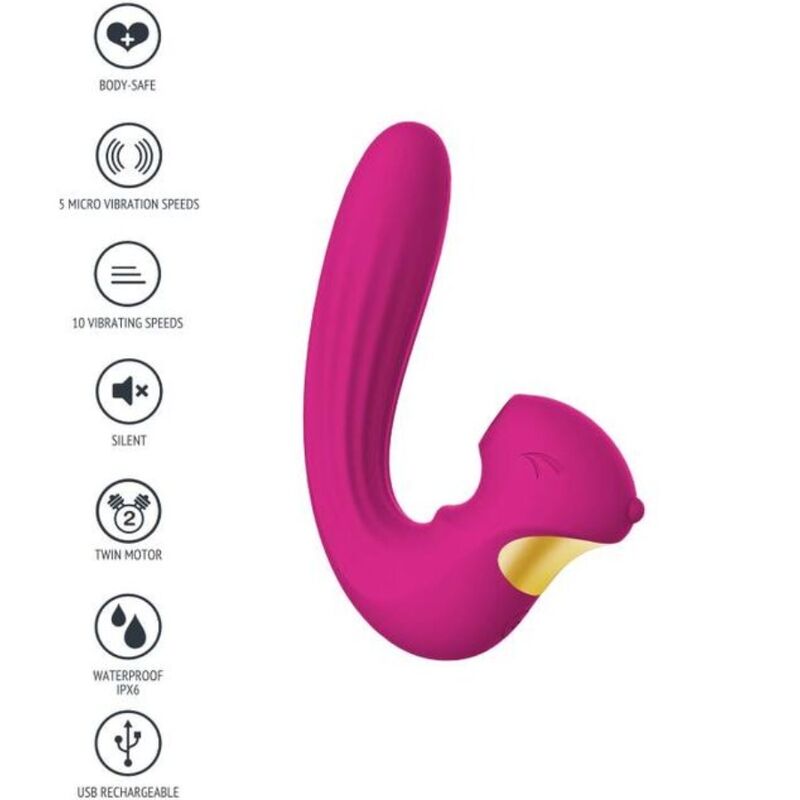 Vibromasseur Celestial Love Vibe fuchsia - Xocoon