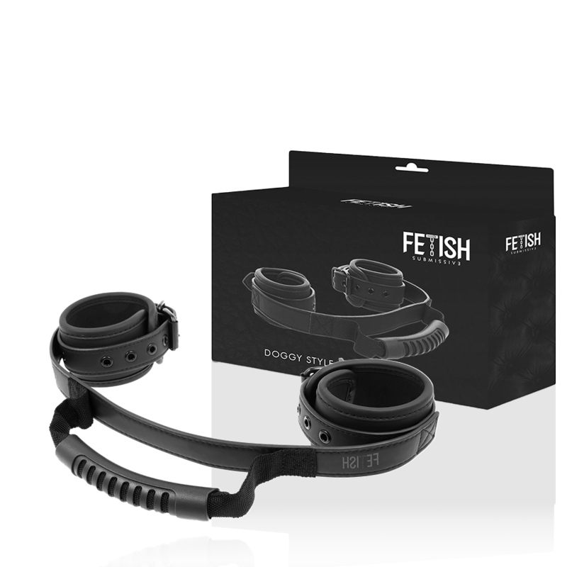 Fetish Submissive – Menottes de poignets avec poignée
