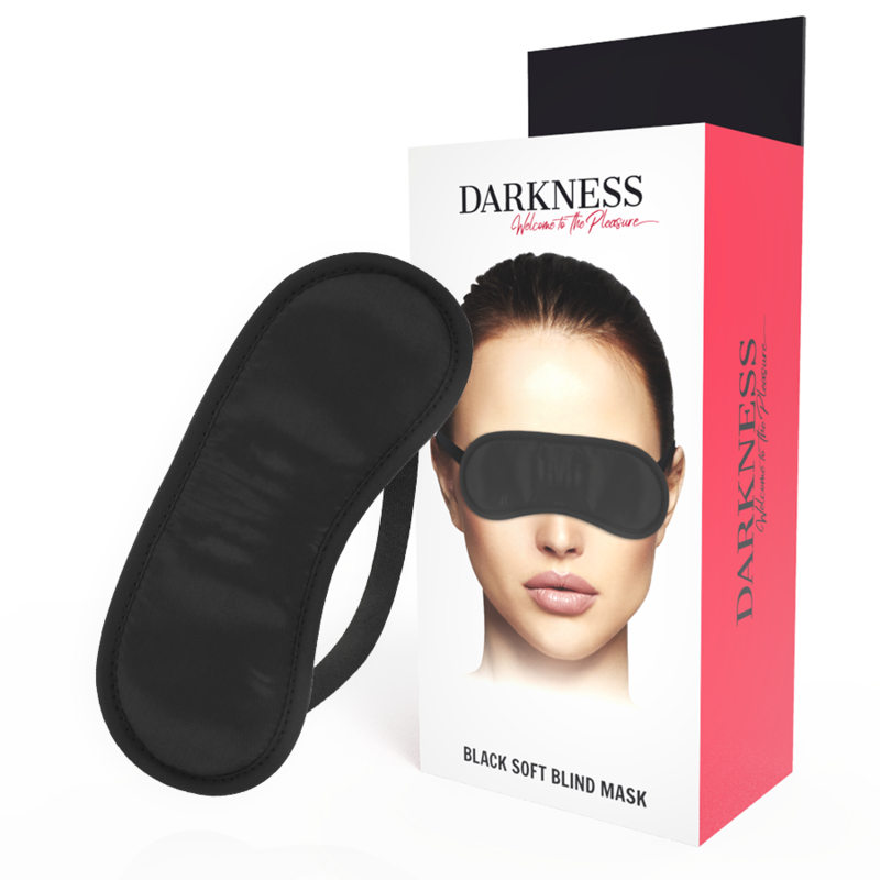 Darkness - Masque de sommeil en satin - Noir