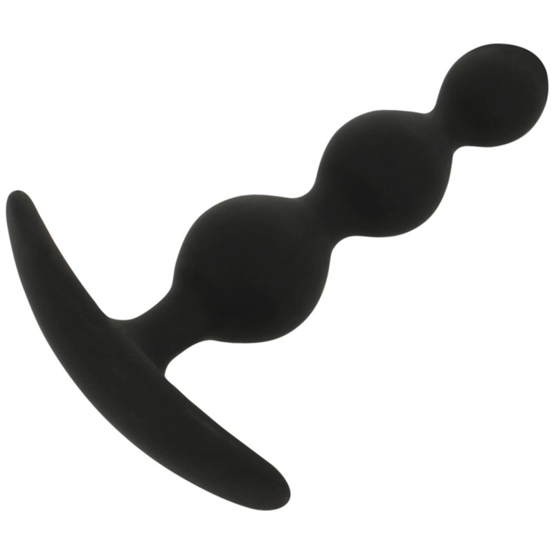Chapelet Anal Black&Silver Rupert 10 cm - Black&Silver