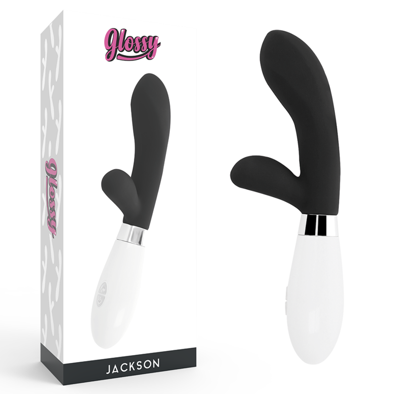Vibromasseur Rabbit Jackson Noir - Glossy - GLOSSY