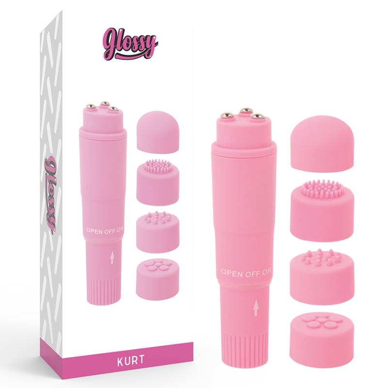 Glossy Masseur de poche kurt Rose