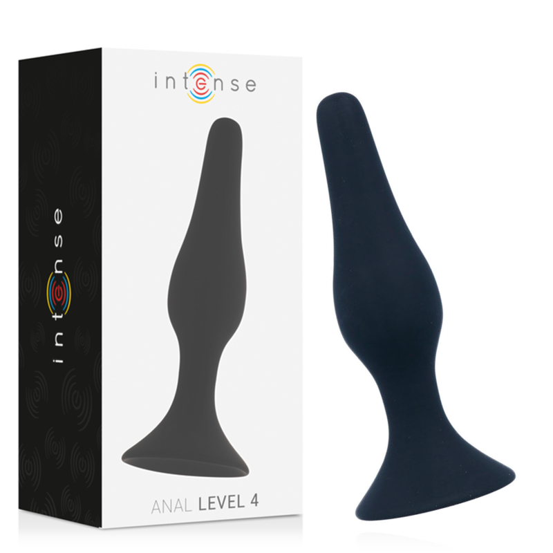 Plug Anal Intense Niveau 4 Noir 15,5 cm - Intense