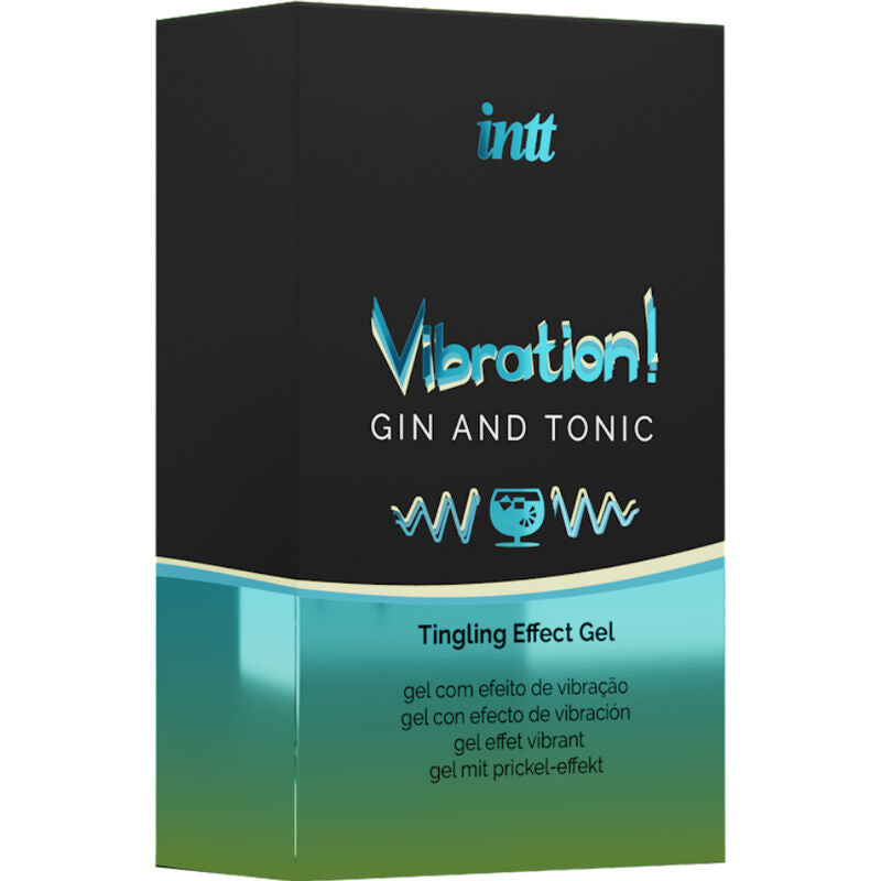 Gel Stimulant Embrassable Vibration Gin Tonic 15ml - Intt