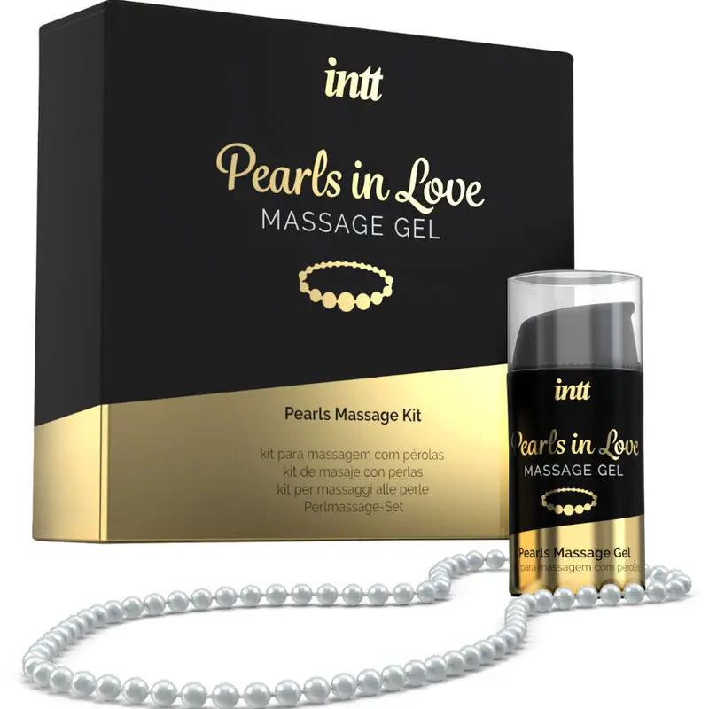 Kit Massage Pearls In Love Gel & Collier Perles - Intt