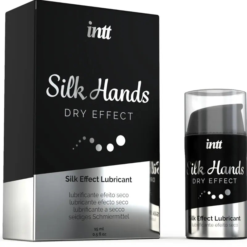 Gel Lubrifiant Silicone Dry Effect Silk Hands 15ml - Intt