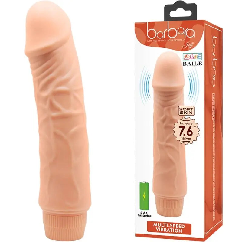 Baile - Vibromasseur Gode Réaliste Chair - 20 cm