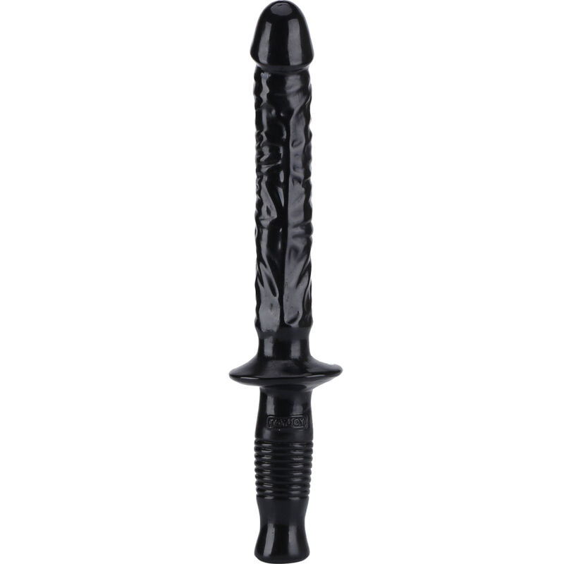 Gode XXL Réaliste Get Real Manhandler Noir 38cm - Get Real