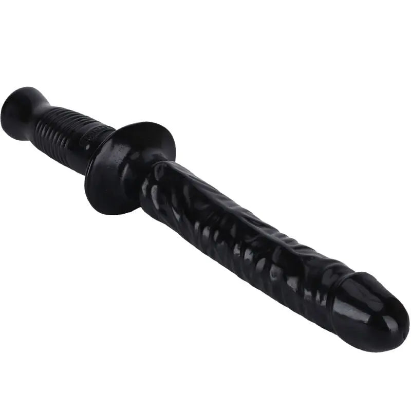 Gode XXL Réaliste Get Real Manhandler Noir 38cm - Get Real
