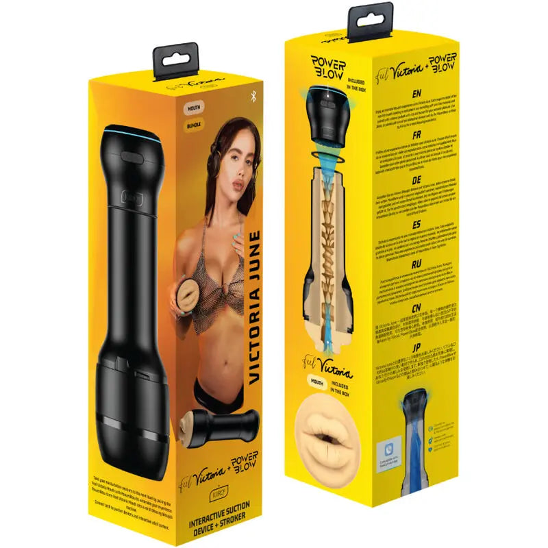 Masturbateur Connecté PowerBlow & Feel Victoria June - Kiiroo