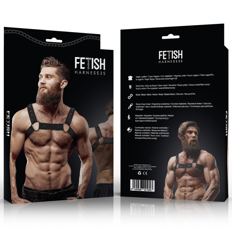 Harnais de Poitrine Sport Néoprène Réglable - Fetish Submissive