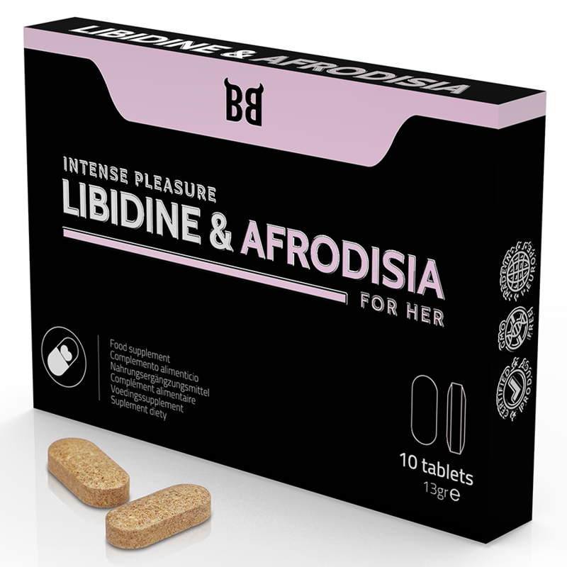 Complément libido Libidine & Afrodisia pour elle 10 cp - Black Bull - BLACK BULL