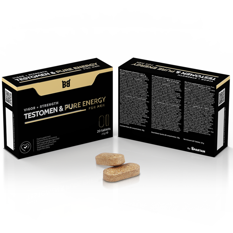 Complément alimentaire Testomen & Pure Energy Enhancer 20 gélules - Black Bull - BLACK BULL